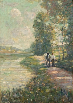 Path Along the River's Edge by Ernest Lawson