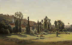 Paysage près de Marcoussis by Antoine Chintreuil