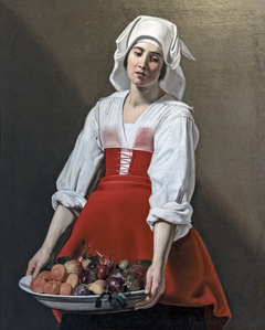 Paysanne à la coupe de fruits by Nicolas Tournier