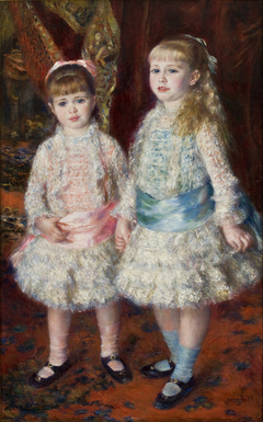 Pink and Blue by Auguste Renoir