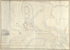 Plattegrond van de stad Limbourg, ca. 1701-1715 by Samuel Du Ry de Champdoré