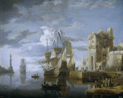 Port by the Sea by Jan Peeters the Elder