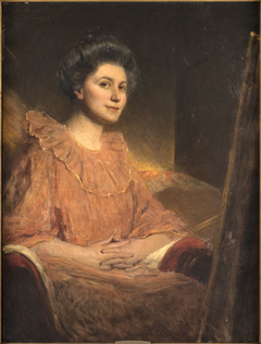 Portrait d'Angèle Delasalle by Jean-Joseph Benjamin-Constant