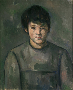 Portrait de fillette by Paul Cézanne