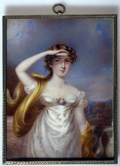 Portrait de Miss Frances Maria Kelly, actrice et chanteuse by H Millet