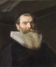 Portrait of a preacher by Frans Hals