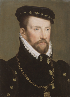 Portrait of Admiral Gaspard II de Coligny by Corneille de Lyon