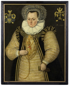 Portrait of Almuth Beninga van Grimersum en Dornum by onbekend