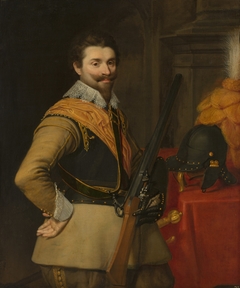 Portrait of an Officer by Jan van Ravesteyn