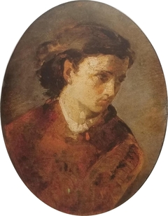 Portrait of Anita Garibaldi by Gerolamo Induno