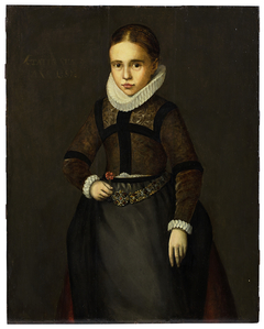 Portrait of Anna Ververs (1578-?) by onbekend