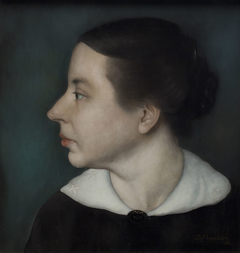 Portrait of Anne Zernike by Jan Mankes