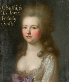 Portrait of Countess Batthyány by Stredoeurópsky maliar z 2 polovice 18 storočia