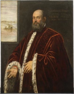 Portrait of Gabriele di Pietro Emo, Procurator of San Marco by Jacopo Tintoretto