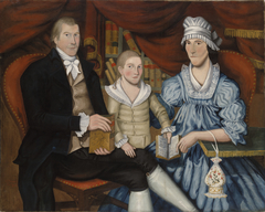 Portrait of George Eliot and Family by Jonathan Budington