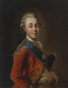 Portrait of Grand Duke Pavel Petrovich, the Future Emperor Paul I of Russia (1754-1801) by Anonymous Artist