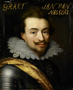 Portrait of Jan the Younger (1583-1638), Count of Nassau-Siegen by Jan van Ravesteyn