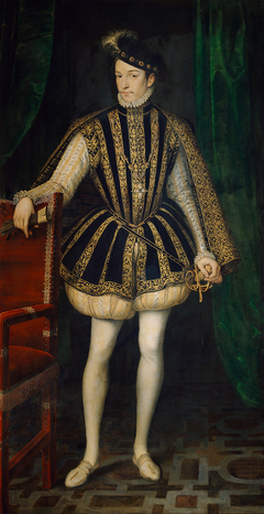 Portrait of King Charles IX of France by François Clouet