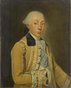 Portrait of Louis François Joseph de Bourbon, Prince of Conti in hunting costume by Auguste de Châtillon