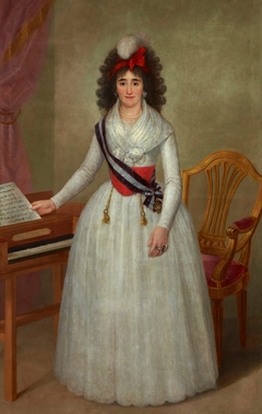 Portrait of María de la Concepción Belvís de Moncada y Pizarro by Agustín Esteve