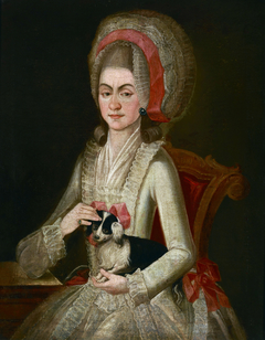 Portrait of Tekla Kościuszko née Ratomska, mother of Thaddeus Kościuszko (c.1715-1768) by Jan Kołtonowski