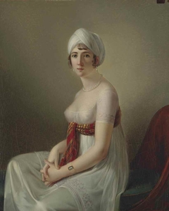 Portrait of the Artist's Wife, Augustine Sophie Le Prince by François Kinson