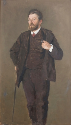 Portrait of the Businessman Albert E. Kock by Christian Eggen