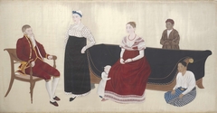 Portrait of the Cock Blomhoff Family by Unknown Artist
