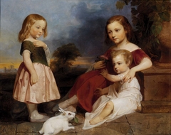 Portrait of the Downer Children by Peter F Rothermel