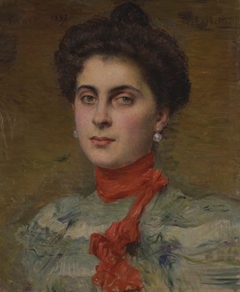 Portrait of Young Princess M.P. Abamelek-Lazareva by Alexis Axilette