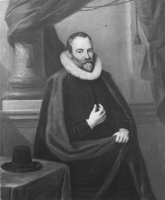 Portret van Hans Martens (1555-1613) by Jan Maurits Quinkhard