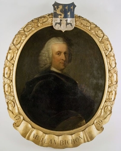 Portret van Jean Bichon (1716-1801) by Dionys van Nijmegen