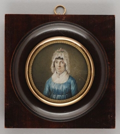 Portretminiatuur van Mada van Zuylen van Nyvelt (?) by Gijsbertus Johannus van den Berg