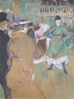 Quadrille at the Moulin Rouge by Henri de Toulouse-Lautrec