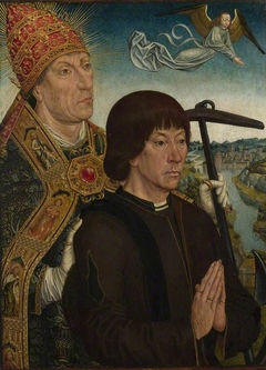 Saint Clement and a Donor by Anonymous