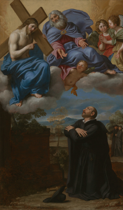 Saint Ignatius of Loyola's Vision of Christ and God the Father at La Storta by Domenico Zampieri