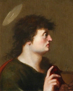 Saint John the Evangelist by Cornelius van Poelenburgh