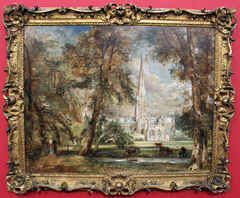 Salisbury Cathedral from the Bishop's Garden by John Constable