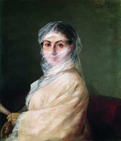 Sarkizova Ann, second wife of I. Aivazovsky by Ivan Aivazovsky