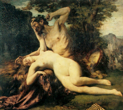 Satyre and Menade by Henri Gervex