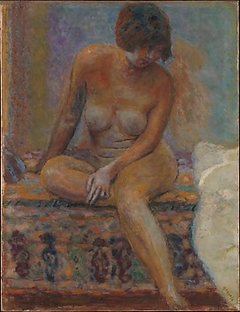 Seated Nude by Pierre Bonnard