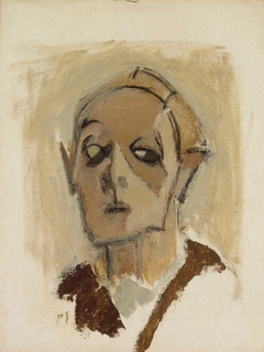 Self-Portrait en face I by Helene Schjerfbeck