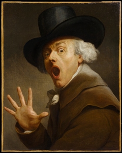 Selfportrait, called La Surprise (The surprise) by Joseph Ducreux