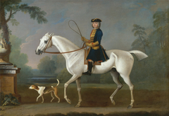 Sir Roger Burgoyne Riding "Badger" by James Seymour