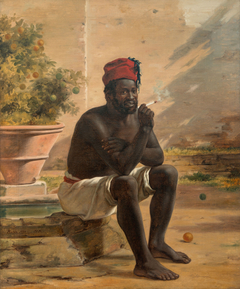 Sitting Nubian by Martinus Rørbye