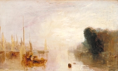 Sketch for ‘East Cowes Castle, the Regatta Starting for Their Moorings’ No. 2 by J. M. W. Turner