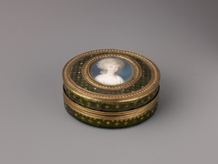 Snuffbox with Portrait of Unidentified Woman by Anonymous