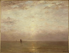 Soleil couchant by Hendrik Willem Mesdag