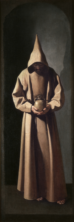 St. Francis Contemplating a Skull by Francisco de Zurbarán