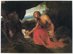 St. Jerome as hermit in a landscape, reading by Anthony van Dyck